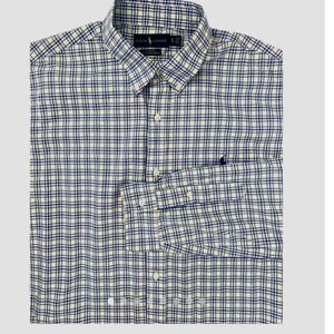 Ralph Lauren Men's Long Sleeve Shirt size XL Check Plaid Classic casual business